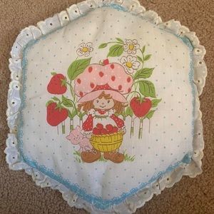 Strawberry Shortcake Vintage Pillow